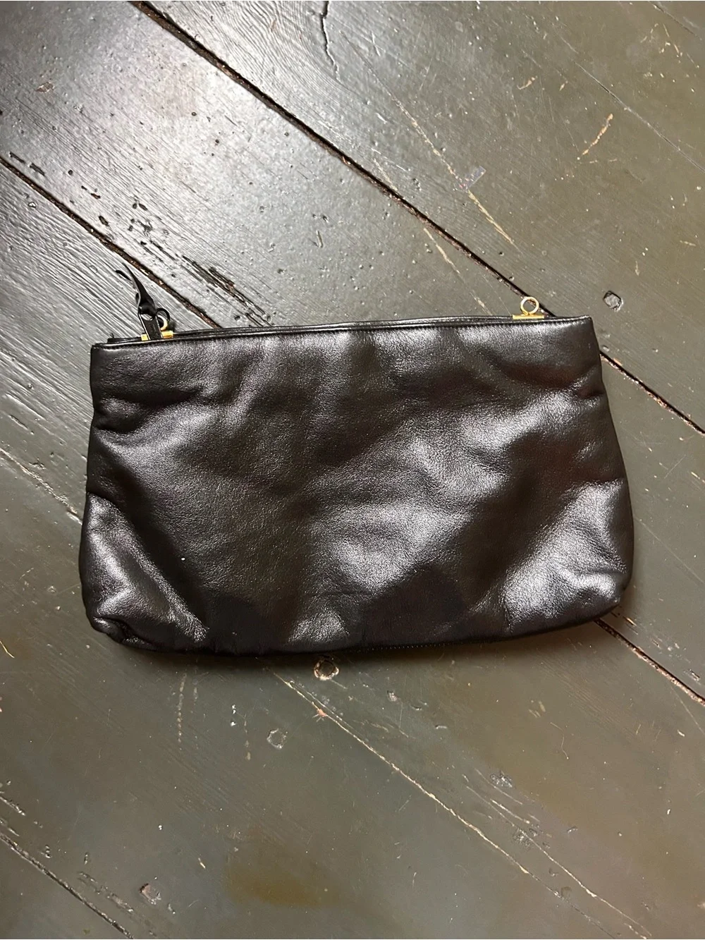 Vintage Black‎ 1980’s Etienne Aigner Leather Purse - No Strap
